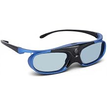 Wendry Ultra-Clear HD 3D Glasses, Universal Active Shutter Type 3D Glasses DLP Link 3D Projector 3D Glasses for Most 3D DLP Projectors