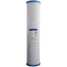 Hydronix SMCB-4520 NSF Coconut Carbon Block Cyst Water Filter, 4.5" x 20" - 0.5 Micron