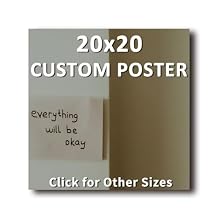 Custom Poster Prints with Your Photos Interesting Poster Prints for Wall Decor - 20x20 inches