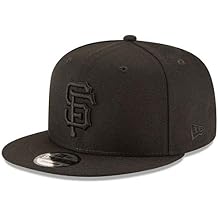 New Era Authentic San Francisco Giants 9FIFTY Snapback Black On Black - OSFM