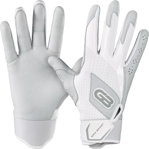 Grip Boost Baseball Batting Gloves with Boost Plus Leather Adult and Youth Sizes for Men and Youth Players