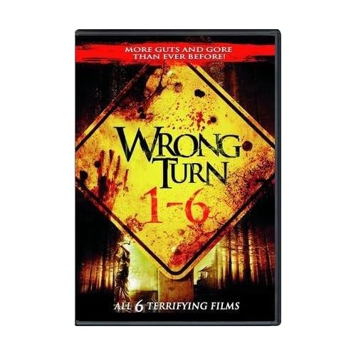 Wrong Turn 1 - 6 Complete Collection DVD Wrong Turn 1  2: Dead End  3: Left For Dead  4: Bloody Beginnings  5: Bloodlines  6: Last Resort