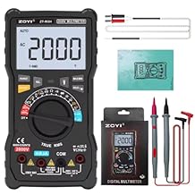 ZOYI ZT-M2H Multimeter 6000 Counts 2000V high-Voltage AC/DC Current Miner Measures photovoltaic high-Precision Multifunctional Intelligent Capacitors Resistance Tests Live Wire Continuity