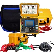 15kV Insulation Resistance Testers High Voltage 5kV Insulation Tester Meter with 30.0T Resistance Rated Voltage 50V-15KV Insulation 8 Steps Output Rated Voltage USB Interface